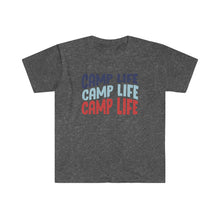 Load image into Gallery viewer, Camp Life Softstyle T-Shirt, Camping T-shirt, Tent Camping, Camper Life, Campground T-Shirt, Camping Outdoors Tee, Camper Tee, Camping