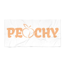 Load image into Gallery viewer, PEACHY Beach Towel, Georgia Peach, Beach Towel, Summer Fun, Beach Towel for Summer, Peachy Beach, Peachy