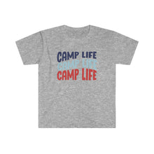 Load image into Gallery viewer, Camp Life Softstyle T-Shirt, Camping T-shirt, Tent Camping, Camper Life, Campground T-Shirt, Camping Outdoors Tee, Camper Tee, Camping