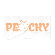 Load image into Gallery viewer, PEACHY Beach Towel, Georgia Peach, Beach Towel, Summer Fun, Beach Towel for Summer, Peachy Beach, Peachy