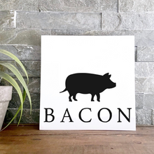 Load image into Gallery viewer, 4'' Tier Tray Sign, Farmhouse Wood Sign, Small Farmhouse Wood Décor, Small Wood Display Sign, Farmhouse Decor