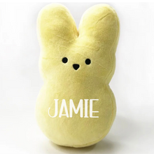 Load image into Gallery viewer, Personalized Plush Peep Bunny