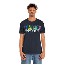 Load image into Gallery viewer, Custom Teacher Shirt, Teacher Team Shirts, Personalized School Tshirt, Teacher Gift, Customized Name Teacher Shirt, Elementary Teacher Shirt