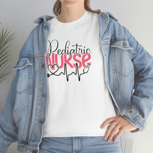 Load image into Gallery viewer, Pediatric Nurse Graphics Cotton Tee, Nurse T-Shirt, Pediatric Nurse T-shirt, Kids Nurse T-Shirt