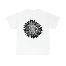 Load image into Gallery viewer, Sunflower Cotton Tee, Floral Tee, Sunflower tshirt, Sunflower flower tshirt, Garden Shirt