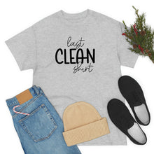Load image into Gallery viewer, Last Clean Shirt Standing: Get a Laugh with Our Funny Mom's T-Shirt