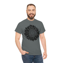 Load image into Gallery viewer, Sunflower Cotton Tee, Floral Tee, Sunflower tshirt, Sunflower flower tshirt, Garden Shirt