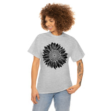 Load image into Gallery viewer, Sunflower Cotton Tee, Floral Tee, Sunflower tshirt, Sunflower flower tshirt, Garden Shirt