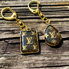 Load image into Gallery viewer, Oval and Rectangle Gold Metal Charm