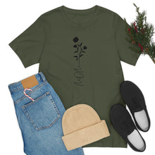 Load image into Gallery viewer, Mom wildflower Short Sleeve Tee, Mom shirt, Mom gift