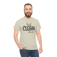 Load image into Gallery viewer, Last Clean Shirt Standing: Get a Laugh with Our Funny Mom's T-Shirt