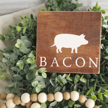 Load image into Gallery viewer, 4'' Tier Tray Hand-Painted Wood Sign, Farmhouse Wood Sign, Small Farmhouse Wood Décor, Small Wood Display Sign, Farmhouse Decor