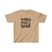 Load image into Gallery viewer, Girls Cotton Tee, Sassy Little Soul, Gift for Daughter, Sassy Little Soul Shirt, Cute T-shirt, Cute Summer Shirt