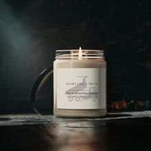 Load image into Gallery viewer, Scented Soy Candle, 9oz, Heart like a truck, Dump truck candle, Soy Candle