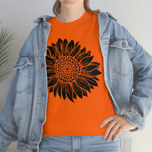 Load image into Gallery viewer, Sunflower Cotton Tee, Floral Tee, Sunflower tshirt, Sunflower flower tshirt, Garden Shirt