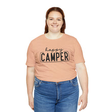 Load image into Gallery viewer, Happy Camper T-Shirt, Camping T-Shirt, Adventure Shirt, Camping Outdoors T-Shirt, Happy Camper Tee, Camping T-Shirt