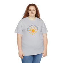Load image into Gallery viewer, You are My Sunshine Cotton Tee, Sunshine T-Shirt, Cute Ladies Shirt