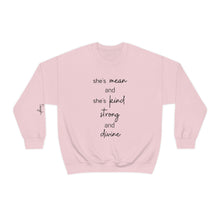 Load image into Gallery viewer, She's Mean and She's Kind, Strong and Divine and Lord Only Knows How Tough | Zach Bryan Music, Gift for Her, Country Lyrics