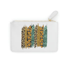 Load image into Gallery viewer, Mini Clutch Bag, Leopard Sunflower Print, Sunflower Bag, Leopard Print Bag, Mother's Day GIft, Gift for Mom