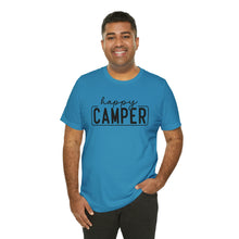 Load image into Gallery viewer, Happy Camper T-Shirt, Camping T-Shirt, Adventure Shirt, Camping Outdoors T-Shirt, Happy Camper Tee, Camping T-Shirt