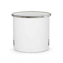 Load image into Gallery viewer, Enamel Camping Mug, Gift for Campers, Let's Get Toasted Camping Mug, Campers Mug