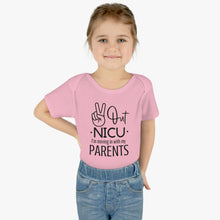 Load image into Gallery viewer, Peace Out Nicu I'm Moving in with My Parents, Nicu Baby, Nicu Infant, Nicu Stay, Nicu Parent, Nicu Onesie