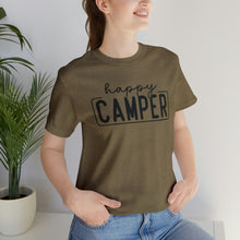 Load image into Gallery viewer, Happy Camper T-Shirt, Camping T-Shirt, Adventure Shirt, Camping Outdoors T-Shirt, Happy Camper Tee, Camping T-Shirt