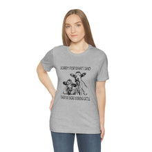 Load image into Gallery viewer, Funny Cow Short Sleeve Tee, Cow Shirt, Cow Print Shirt, Farm Shirt, Country Girl Shirt, Cow Girl Shirt, Cow Tee