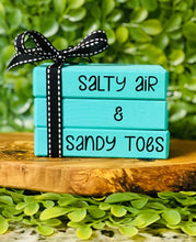 Load image into Gallery viewer, Mini Wood Book Stacks