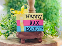 Load image into Gallery viewer, Mini Wood Book Stacks