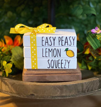 Load image into Gallery viewer, Mini Wood Book Stacks