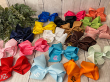 Load image into Gallery viewer, Monogrammed Hair Bow Sets