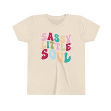 Load image into Gallery viewer, Cute Short Sleeve Tee, Sassy Little Soul, Girls Trendy Shirt, Cute Girls Shirt, Gift for Girl, Mother Daughter Shirt
