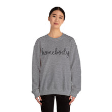 Load image into Gallery viewer, Homebody Sweatshirt, Homebody Shirt, Cozy Sweatshirt, Graphic Sweatshirt, Comfy Sweatshirt, Cute Sweatshirt, Trendy Crewneck Sweatshirt
