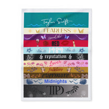 Load image into Gallery viewer, Fleece Blanket, Swiftie's Gift, Swiftie's Christmas Gift, Swiftie Fan, Taylor Fan, Eras Tour Gift, Gift for Daughter, Blanket for Daughter
