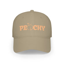 Load image into Gallery viewer, PEACHY Baseball Cap, Cute Summer Woman's Baseball Cap, Trendy Cap, Outdoor Gift, Summer Gift, Great Gift for Mom, Just Peachy Summer Cap

