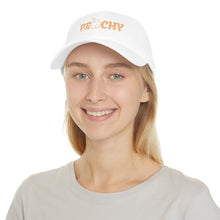 Load image into Gallery viewer, PEACHY Baseball Cap, Cute Summer Woman's Baseball Cap, Trendy Cap, Outdoor Gift, Summer Gift, Great Gift for Mom, Just Peachy Summer Cap
