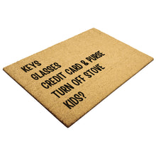 Load image into Gallery viewer, Personalized Door Mat – Custom Text – Durable Coir Bristle – 2 Sizes Available – Perfect for Home Entryway Décor &amp; Gift

