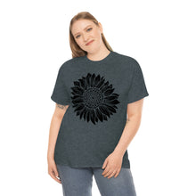 Load image into Gallery viewer, Sunflower Cotton Tee, Floral Tee, Sunflower tshirt, Sunflower flower tshirt, Garden Shirt
