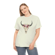 Load image into Gallery viewer, Boho Cow Skull Shirt, howdy shirt, Wild west Shirt, Western Graphic Tee, Cowgirl Shirt, Bull Skull Shirt, Southwest Shirt, Western Clothing
