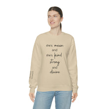 Load image into Gallery viewer, She's Mean and She's Kind, Strong and Divine and Lord Only Knows How Tough | Zach Bryan Music, Gift for Her, Country Lyrics
