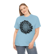 Load image into Gallery viewer, Sunflower Cotton Tee, Floral Tee, Sunflower tshirt, Sunflower flower tshirt, Garden Shirt
