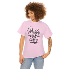 Load image into Gallery viewer, Caffeinate in Style: Mama Needs Coffee Cotton T-Shirt, Mama Needs Coffee T-shirt, Comfy Mom Shirt, Coffee lovers tee
