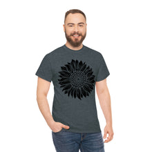 Load image into Gallery viewer, Sunflower Cotton Tee, Floral Tee, Sunflower tshirt, Sunflower flower tshirt, Garden Shirt

