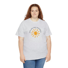 Load image into Gallery viewer, You are My Sunshine Cotton Tee, Sunshine T-Shirt, Cute Ladies Shirt

