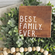 Load image into Gallery viewer, 4'' Tier Tray Hand-Painted Wood Sign, Farmhouse Wood Sign, Small Farmhouse Wood Décor, Small Wood Display Sign, Farmhouse Decor
