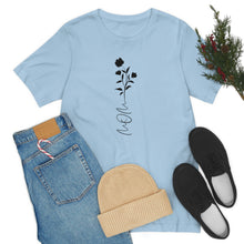 Load image into Gallery viewer, Mom wildflower Short Sleeve Tee, Mom shirt, Mom gift
