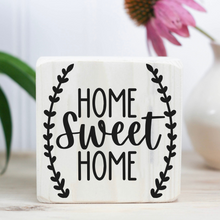 Load image into Gallery viewer, 4'' Tier Tray Sign, Farmhouse Wood Sign, Small Farmhouse Wood Décor, Small Wood Display Sign, Farmhouse Decor
