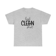 Load image into Gallery viewer, Last Clean Shirt Standing: Get a Laugh with Our Funny Mom's T-Shirt
