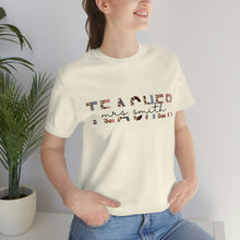 Load image into Gallery viewer, Custom Teacher Shirt, Teacher Team Shirts, Personalized School Tshirt, Teacher Gift, Customized Name Teacher Shirt, Elementary Teacher Shirt

